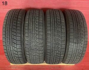 ヨコハマ YOKOHAMA ice GUARD iG60 185/65R15 国産 2017年式　パンク修理かたべり ビード切れなし汚れあり　4本セット