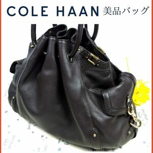 コールハーン　COLE HAAN　バッグ　ハンドバッグ・片掛けショルダー可　ブラウン レディース