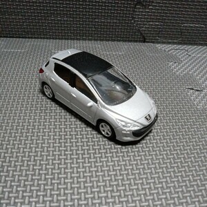 RASTAR「1/43 PEUGEOT 308」ミニカー　プジョー　シルバー系　