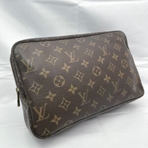 s85 1円 LOUIS VUITTON ルイヴィトン モノグラム トゥルーストワレット 28 ポーチ M47522 シリアル　874TH