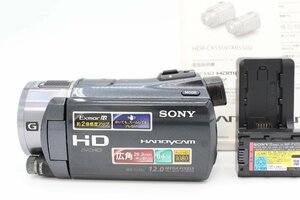 【美品】SONY ソニー デジタルHDビデオカメラレコーダー CX550V ブラック HDR-CX550V/B #LE2024299