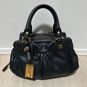 1円〜/MARC BY MARC JACOBS/マークバイマークジェイコブス/レザーハンドバッグ/ブラック/本革