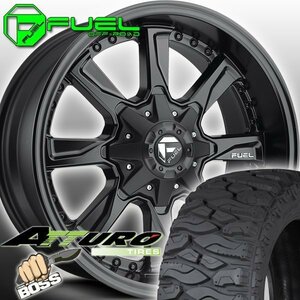 FUEL D604 Hydro ハマー H2 H1 HUMMER 新品 20インチマッドタイヤホイールセット ATTURO TRAIL BLADE BOSS LT325/60R20 35x13.0R20