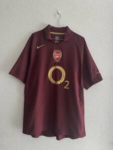 A7/114★レア★プレミアリーグ Premier League★レジェス★ナイキ NIKE アーセナル Arsenal 05-06 Home ユニフォーム No9 日本正規品☆L