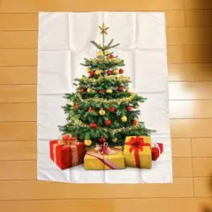 タペストリー クリスマスツリー カラー おしゃれ壁掛け 装飾布 欧米風