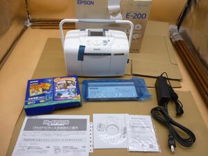 EPSON 　EP-200　未使用　写真専用プリンタ　デッキ188　　　送料無料 管ta　　24AUG