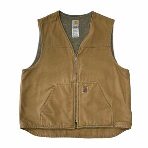 Carhartt ダックベスト XL ブラウン V26 カーハート (A106) 