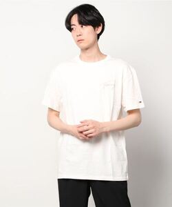 「TOMMY JEANS」 半袖Tシャツ MEDIUM ホワイト メンズ