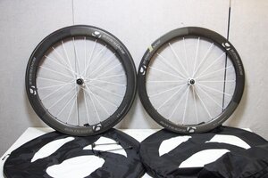 ○BONTRAGER ボントレガー AEOLUS 5 RIM シマノフリー 11/12s対応 チューブラー カーボンホイールセット ジャンク品