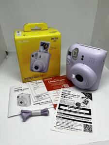 【動作確認済み】instax mini12 本体美品　付属品完備