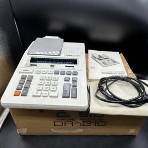 CASIO カシオ DR-1210 動作確認済 日本製　計算機電卓 当時物 年代物 1978 T3