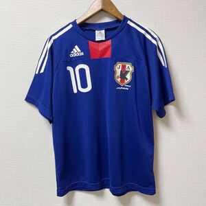 adidas アディダス サッカー日本代表 レプリカユニフォーム #10 Sサイズ サムライブルー ポリエステル