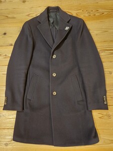 ラルディーニ チェスターコート ウール ネイビー 44 スポルベリーノ LARDINI NAVY