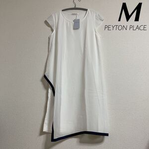 新品 10780円 PEYTON PLACE ワンピース 9 M ホワイト 白 ペイトンプレイス タグ付き 未使用 チュニック