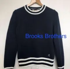 ブルックスブラザーズ　Brooks Brothers ネイビー　コットンニット