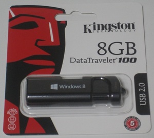 新品 未開封品　Kingston　DT100G2/8GBCL　USBメモリ　8GB　DataTraveler 100