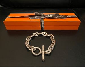 正規品 HERMES シェーヌダンクル TGM 13 エルメス ブレスレット chaine d’Ancre シルバーブレスレット