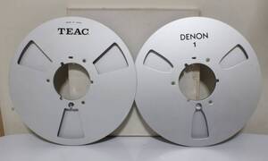 ♪TEAC＆DENON 10号空リール ２本綺麗♪