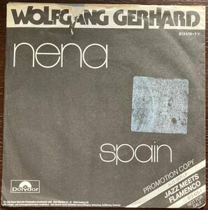 レア！ 哀愁のフラメンコギター・ディスコ【Germany盤/プロモ7”】Wolfgang Gerhard ー Nena