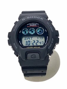 CASIO◆ソーラー腕時計/デジタル/ラバー/BLK/BLK/gw-6900