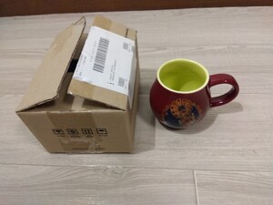 【w038】 マグカップ クリスマス サンタクロース 陶器