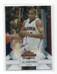 2009-2010 Panini Threads Basketball [AL HORFORD] Century Proof Silver Parallel Card 209/249 ATLANTA HAWKS NBA FINAL CELTICS