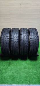 中古タイヤ　BRIDGESTONE BLIZZAK VRX2 155/65R13 73Q 2021年製造　スタッドレス バリ溝　イボ付き　軽自動車　A197