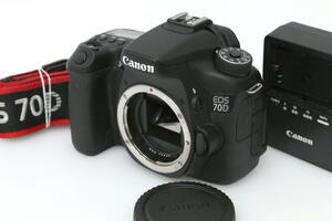 並品｜キヤノン EOS 70D ボディ CA01-T1294-2P1A APS-C 一眼レフ カメラ EFマウント 本体 中古