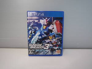 PS4 ソフト GUNDAM BREAKER3 ガンダムブレイカー3 動作確認済み