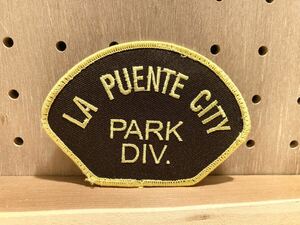 LA PUENTE CITY PARK DIV ワッペン アメリカ 企業物 アメリカン雑貨