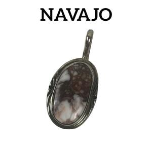 NAVAJO sterling ペンダントトップ 刻印あり カラーストーン　ナバホ