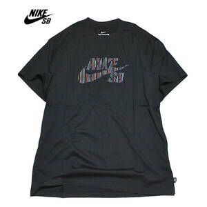 【新品】ナイキ SB ロゴ 半袖 Tシャツ【010：黒】XL NIKE SB スケボー ビッグロゴ トレーニング ジム