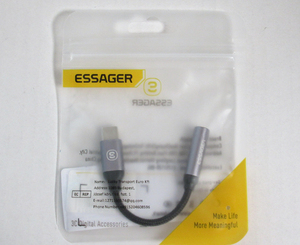 Essager USB DAC/USBオーディオデバイス / USB-C → 3.5mmオーディオジャック