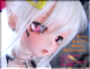 *B-3D*imomodoll-MIKOカスタムヘッド：[†Vampire Rouge†]＋舌パーツ3+Eye3&小物オマケ*:MDD、DDP等にも♪