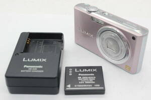 【返品保証】 パナソニック Panasonic LUMIX DMC-FX33 ピンク バッテリー チャージャー付き コンパクトデジタルカメラ s9138