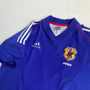 セール 即決1円 adidas アディダス JFA ユニフォーム ゲーム シャツ 半袖 サッカー スポーツ トレーディング キッズ 160 ジュニア ブルー