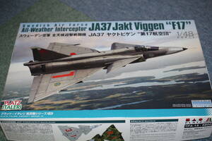 プラッツ/イタレリ 1/48 サーブ JA37 ヤークト ビゲン　カルトグラフデカール入り　※ 定形外送料 ￥７１０ ゆうパック８０サイズ