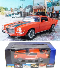 フランクリン ミント 1/18 1970 シボレー カマロ Z28 2代目 前期型 サメカマ オレンジ Chevrolet Chevy Camaro Franklin Mint 送料無料