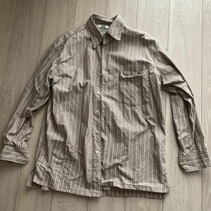 中古　ユニクロU AW ストライプ シャツ サイズ　M UNIQLO U