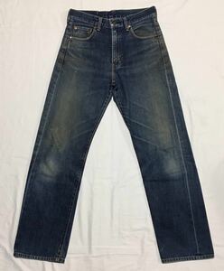 【90s】LEVIS 551ZXX リーバイス 1960年ヴィンテージ復刻 デニムパンツ W29 インディゴ 色落ち レプリカ ジーンズ 日本製 赤耳 ビッグE