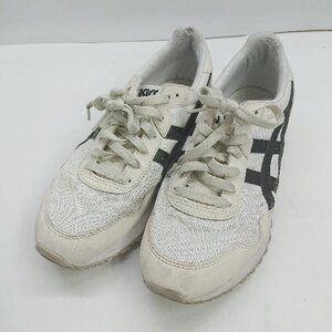 ◇ ASICS アシックス TIGER RUNNER 2 ローカット スニーカー シューズ サイズ24.5 ホワイト系 レディース E