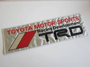 【大きめ】ビンテージ TRD TOYOTA MOTOR SPORTS トヨタ 日本 ワッペン/パッチ F1 レーシング 自動車 200