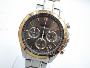 358282【1円スタート】SEIKO セイコー 8T63-00D0 稼動品 スピリット クロノグラフ メンズ 時計 クオーツ ケース40mm