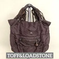 TOFF&LOADSTONE ブラウン キルティング バッグ　中古品