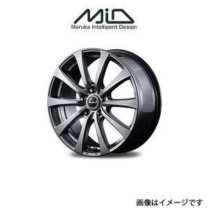 MID ユーロスピード NEW G10 アルミホイール 1本 R2 RC系(13×4J 4-100 INSET43 メタリックグレー)EUROSPEED