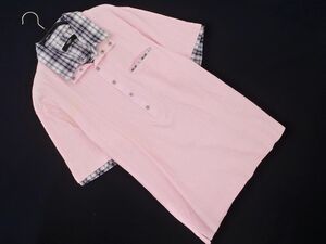 NICOLE ニコル フェイクレイヤード カットソー size50/ピンク ■◆ ☆ efa7 メンズ