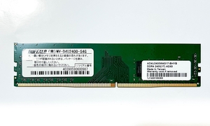 [複数有][1-9個]バッファロー メモリ 4GB MV-D4U2400-S4G PC4-19200U (DDR4-2400) 288Pin DIMM デスクトップ[中古 動作品 まとめ売り]