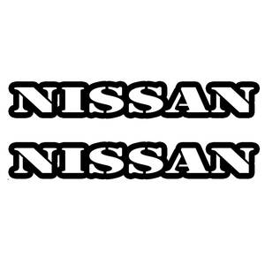 ＜01＞カッティングシート　NISSAN　ニッサン　２枚セット　ステッカー