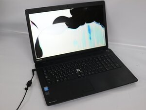 ジャンク品 ノートPC 17.3インチ 東芝 dynabook B37/M PB37MABD483AD31 Core i5 第4世代 4GB HDD無 USB 3.0対応 起動確認済 代引き