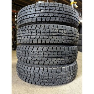 ★送料無料★ 145/80R13 2018年製 8分山 ダンロップ WINTERMAXX WM02 4本/中古スタッドレスタイヤ(冬タイヤ) モコ N7123_B2